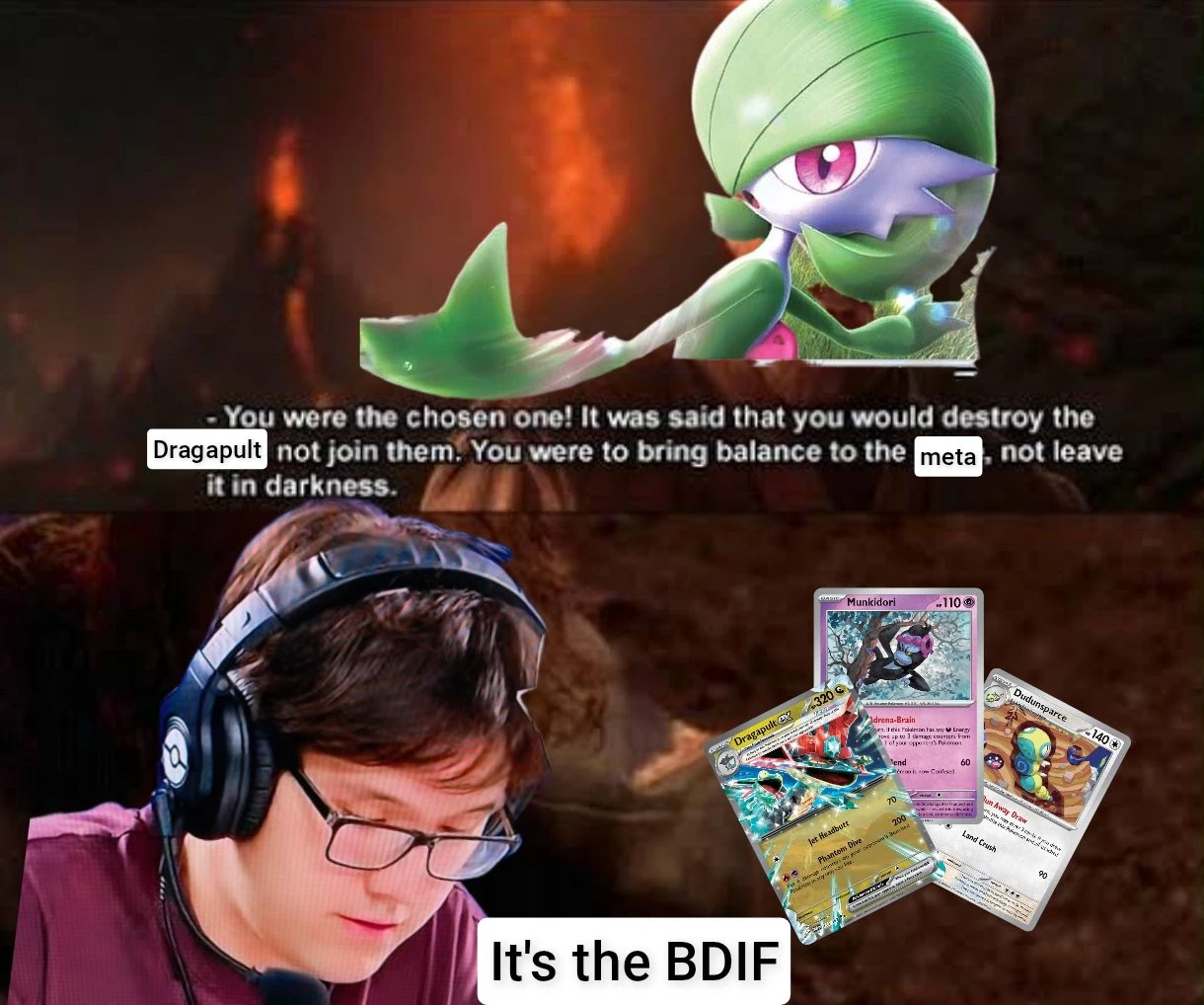 Resumo da escolha dos top players em LA: "It's the BDIF". Difícil culpar a leitura, mas é exatamente esse raciocínio que entrega o torneio pro Dragapult.